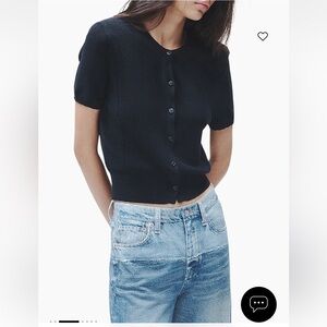 NWT RAG & BONE  Dina Cotton Cardigan- xs